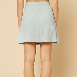 Blair Mini Skirt - Ice - Skirts - Nude Lucy - The Soho Movement