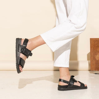 Citta Sandal - Black - Slides - James Smith - The Soho Movement