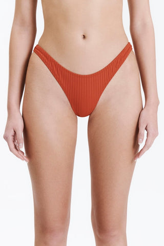Classic Cheeky Bikini Brief - Rooibos - Swimwear - Nude Lucy - The Soho Movement