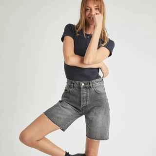 Classic Cutoff Short - 90s Black - Denim Shorts - Rollas - The Soho Movement