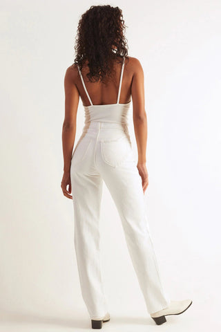 Classic Straight Jeans - Vintage White - Jeans - Rollas - The Soho Movement