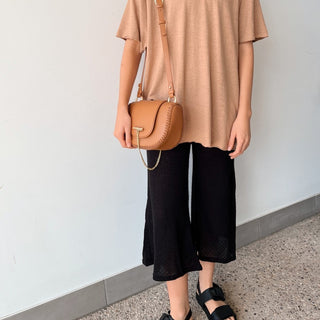 Cullote of Love - Black Knit - Pants - The Soho Movement - The Soho Movement