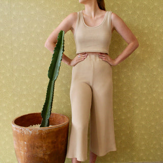 Cullote of Love - Camel Knit - Pants - The Soho Movement - The Soho Movement