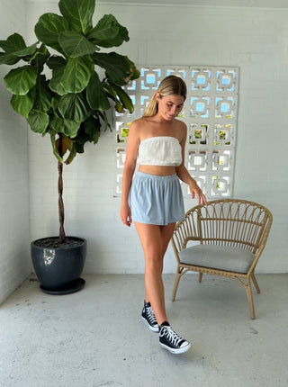Fonda Short - Sky Blue - Shorts - The Soho Movement - The Soho Movement