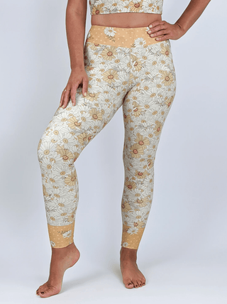 Full Length Leggings - Daisy - Activewear - Flow Yogawear - The Soho Movement