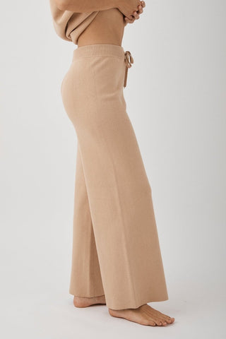 Harriet Organic Knit Pants - Honey - Knitwear - Arcaa Movement - The Soho Movement