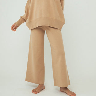 Harriet Organic Knit Pants - Honey - Knitwear - Arcaa Movement - The Soho Movement