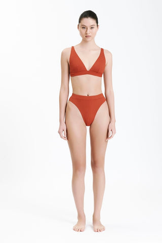 High Rise Brief - Rooibos - Swimwear - Nude Lucy - The Soho Movement