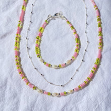Load image into Gallery viewer, Bubblegum Pink Necklace with Freshwater Pearls
