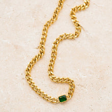 Load image into Gallery viewer, Emerald Necklace - Gold
