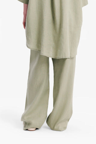 Lounge Linen Pant - Olive - Nude Lucy - The Soho Movement