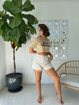 Love Hertz Tee - Taupe - The Soho Movement - The Soho Movement