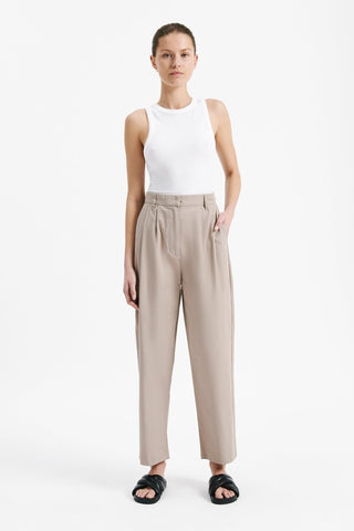 Monroe Organic Rib Tank - White - Singlet - Nude Lucy - The Soho Movement