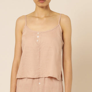 Nude Linen Lounge Cami - Clay - Nude Lucy - The Soho Movement