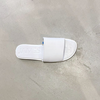 On Duty Slides - White - Shoes - James Smith - The Soho Movement