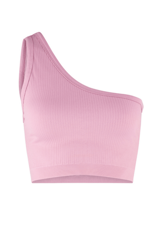 One Shoulder Crop - Lilac - Shirts & Tops - Pinky & Kamal - The Soho Movement