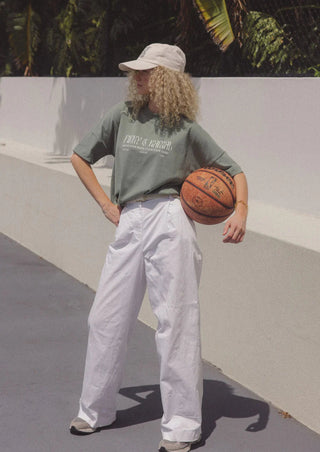 Pinky & Kamal Logo Tee - Sage - Pinky & Kamal - The Soho Movement