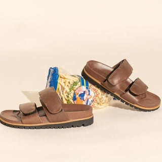 Ponza Slide - Vintage Brown - James Smith - The Soho Movement