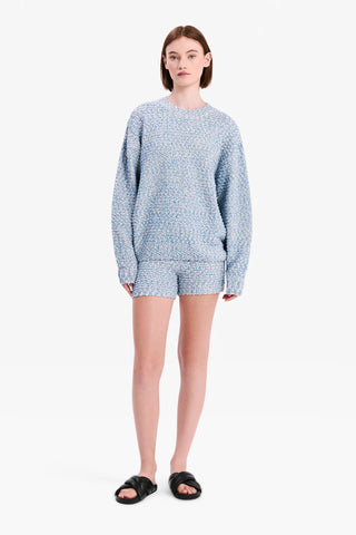 Ria Knit Shorts - Sodalite - Nude Lucy - The Soho Movement