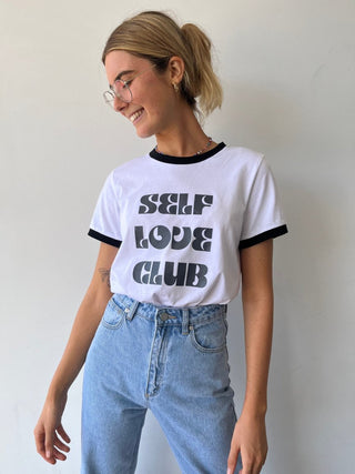 Self Love Tee - Black & White - Tshirts - The Soho Movement - The Soho Movement