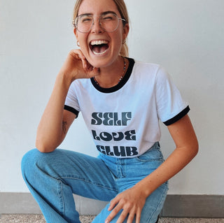 Self Love Tee - Black & White - Tshirts - The Soho Movement - The Soho Movement