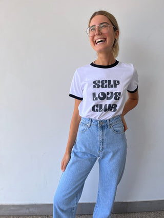 Self Love Tee - Black & White - Tshirts - The Soho Movement - The Soho Movement