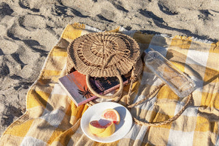 Sunshine Towel - Mustard - Beach Towels - Mayde Towels - The Soho Movement