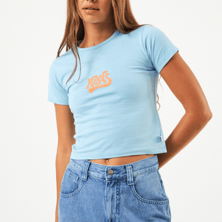 Toosie Recycled Baby Tee - Sky Blue - Tee - Afends - The Soho Movement