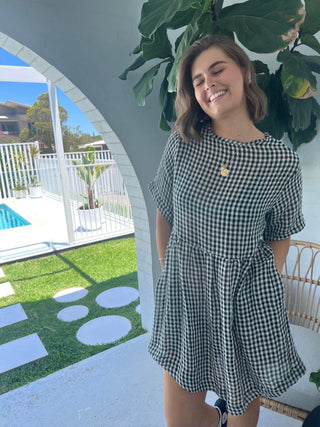 Zara Smock Dress - Gingham - The Soho Movement - The Soho Movement