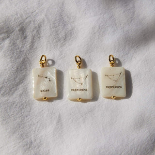 Zodiac Pendants - Mother of Pearl - Pendants - Divine Creatures - The Soho Movement